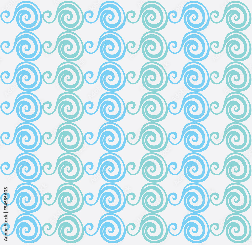 Wave pattern (seamlessly tiling). Seamless wave background.Ocean