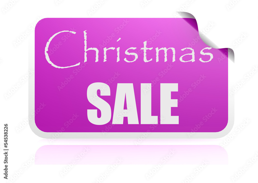 Christmas sale purple sticker Christmas sale purple sticker