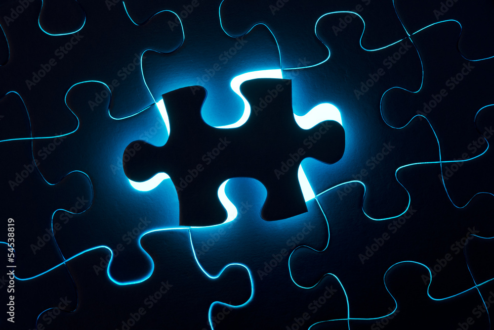 Fototapeta premium Puzzle