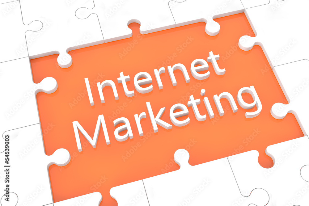 Puzzle Internet Marketing concept Puzzle Internet Marketing concept