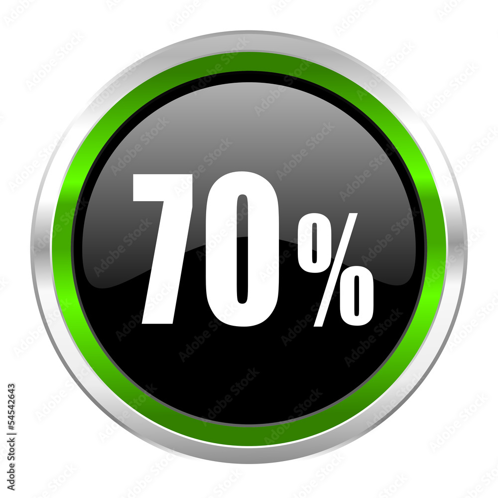 70 percent icon 70 percent icon