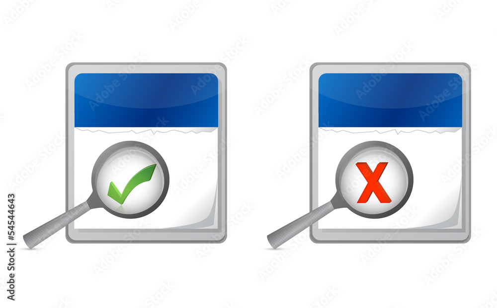 calendar dates under review concept illustration calendar dates under review concept illustration