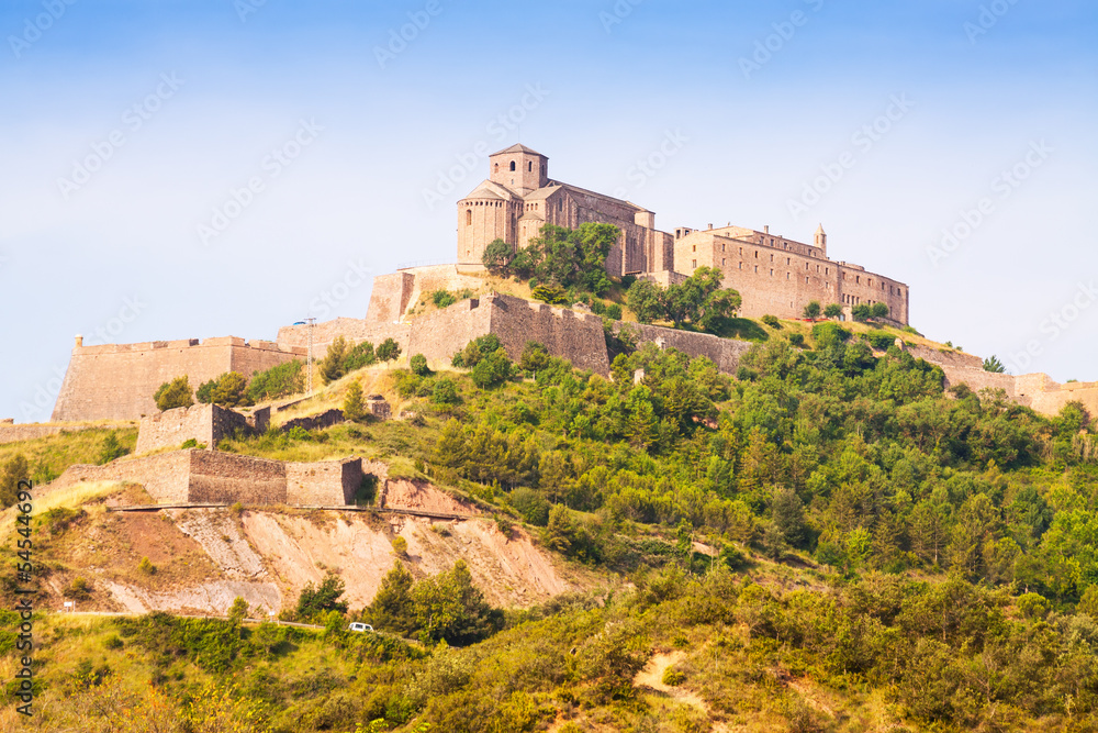  General view of Castle of Cardona. Catalonia