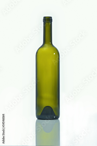 bottiglia vetro verde vuota