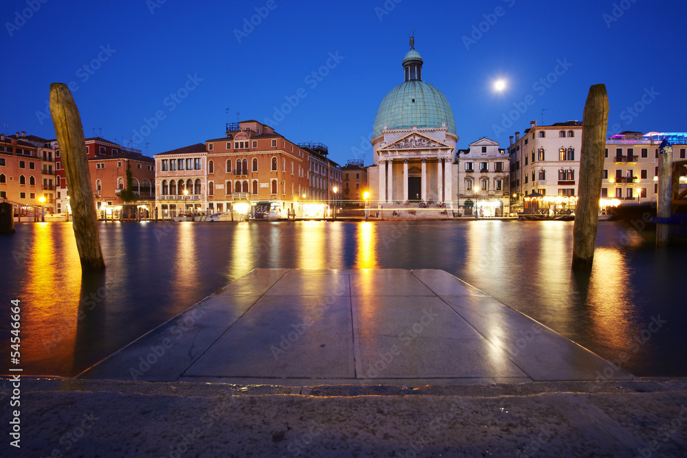 San Simeone Piccolo 01, Venedig bei Nacht