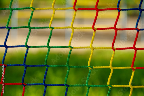 Blue, yellow, green, red of netting