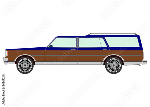 Retro estate car.
