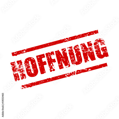 stempel eckig hoffnung I