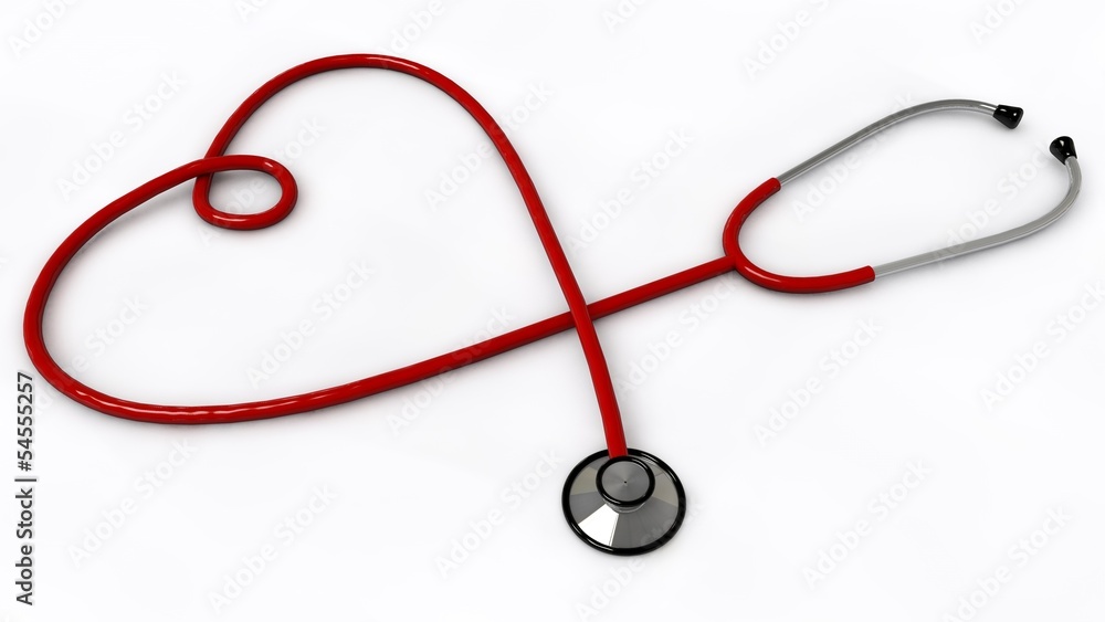 Stethoscope heart Stethoscope heart