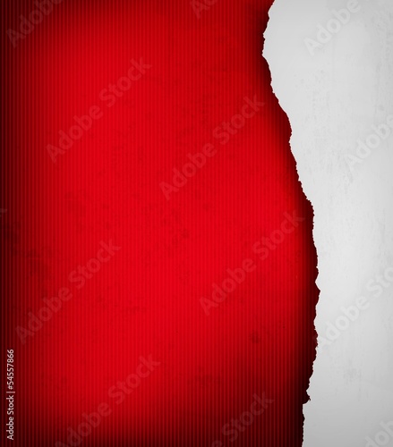 Vintage background with ripped paper. Vector illustration.