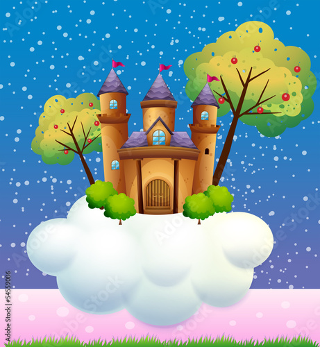 A castle on a cloud