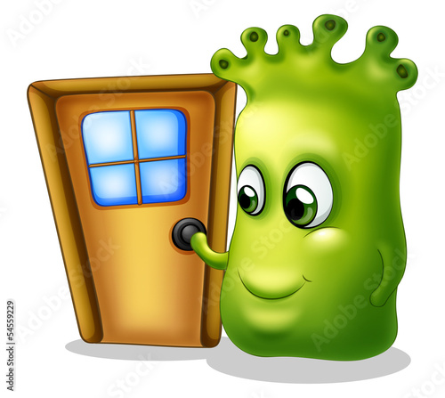 A monster knocking at the door