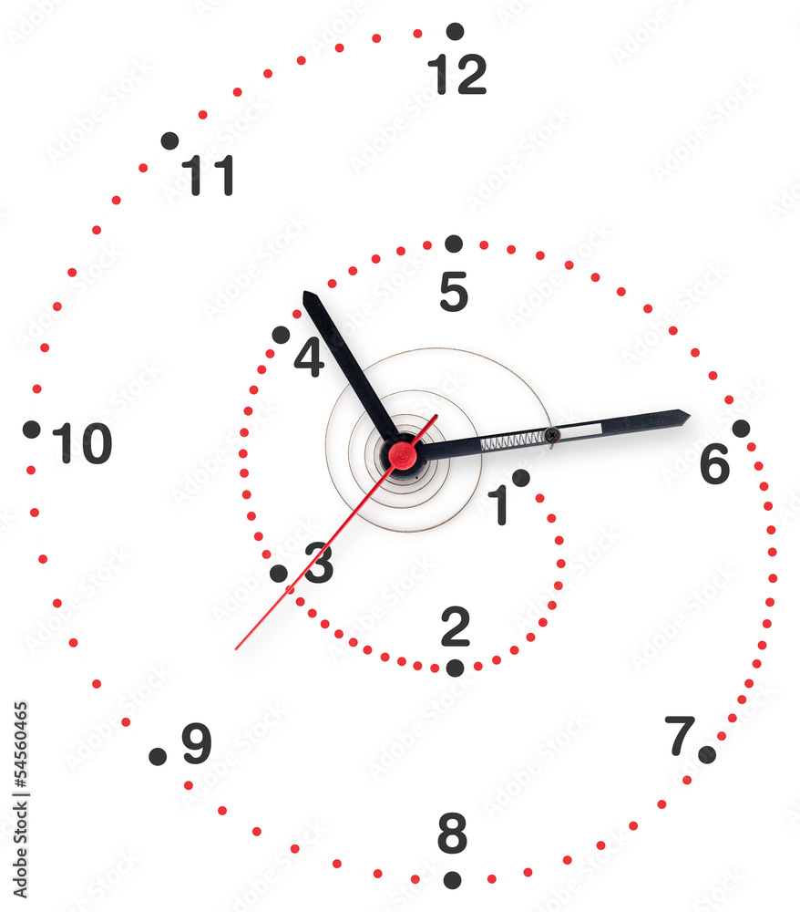 Spiral clock