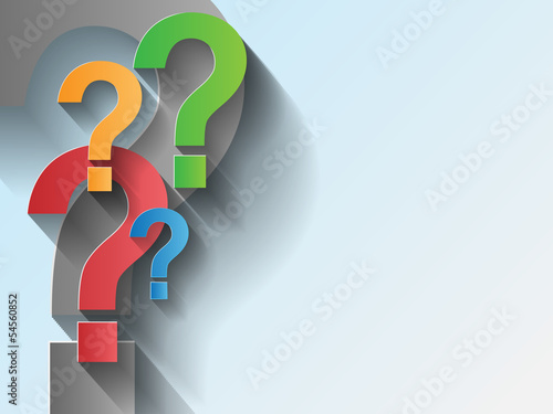 Question mark background