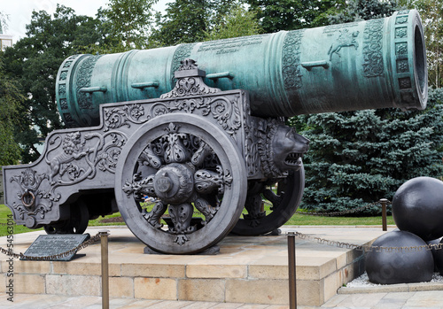 Canvas Print Tsar Cannon in Moscow Kremlin