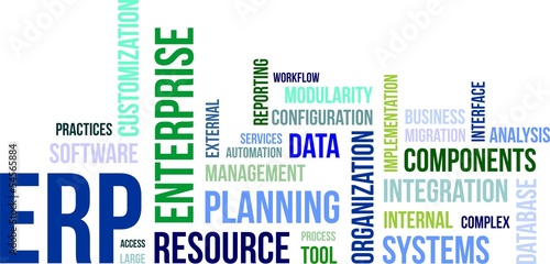 word cloud - erp