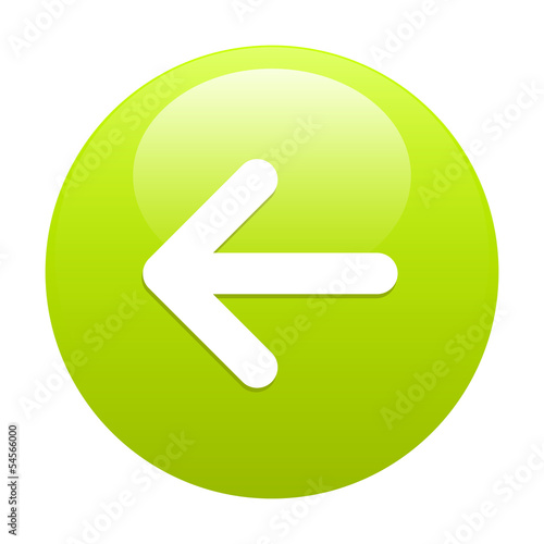 button leftward green arrow