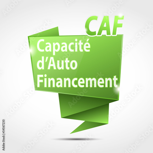 bulle origami acronyme : caf