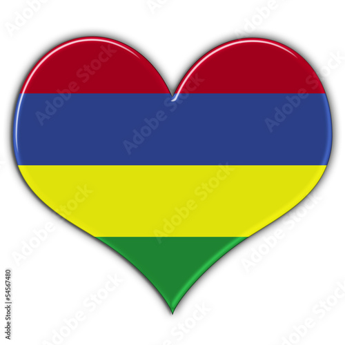 Coração com a bandeira das Maurícias Free Download Coração com a bandeira das Maurícias - GFXLoad