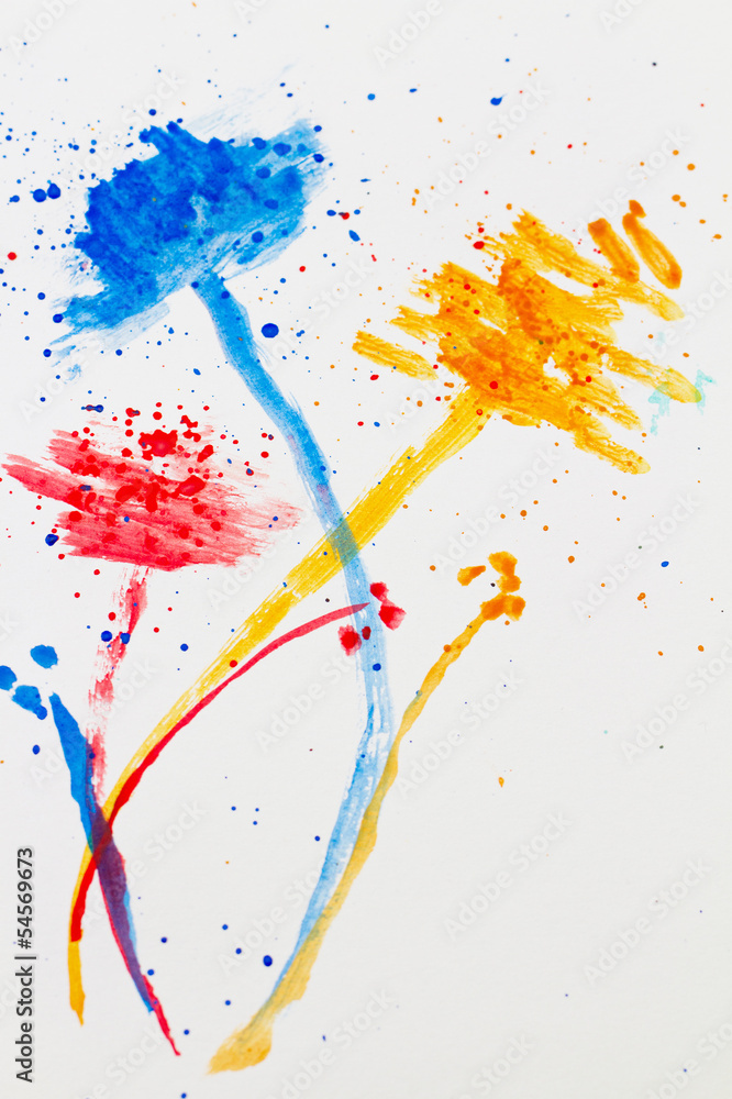 Fototapeta premium Paint splashing