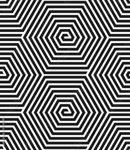 Hexagons texture. Seamless geometric pattern.