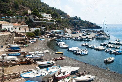 harbour in Ustica island, Sicily