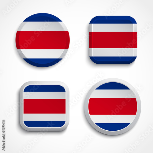 Costa Rica buttons