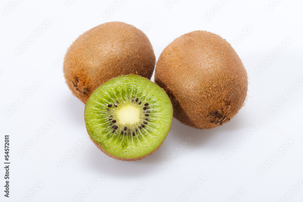 kiwi fruit isolated on white background kiwi fruit isolated on white background
