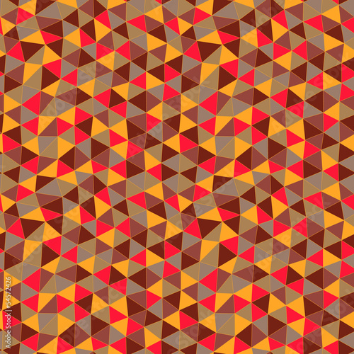 Geometric pattern. Texture with triangles.Mosaic. Abstract hand-