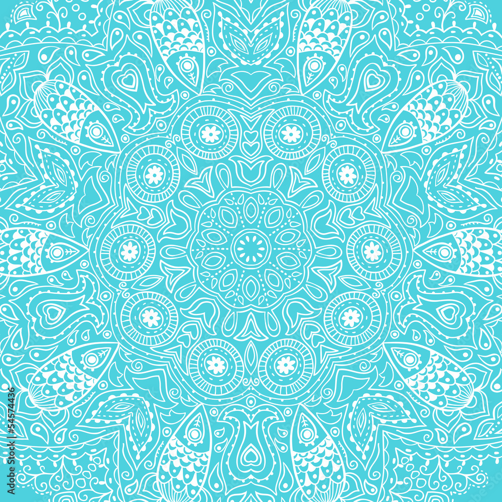 ornamental lace pattern, circle background with many details, lo