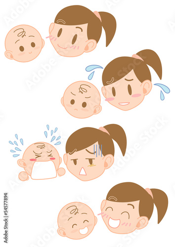 赤ちゃんとお母さん