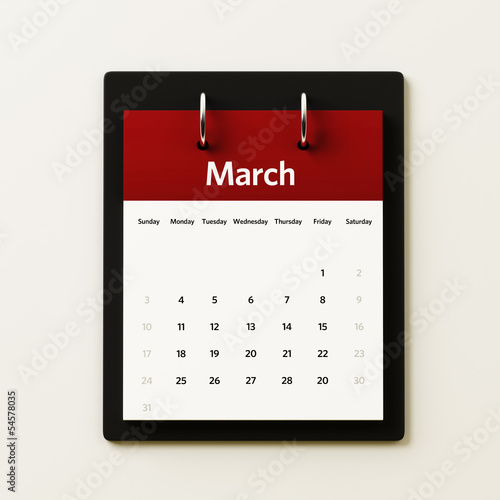March Calendar Planning