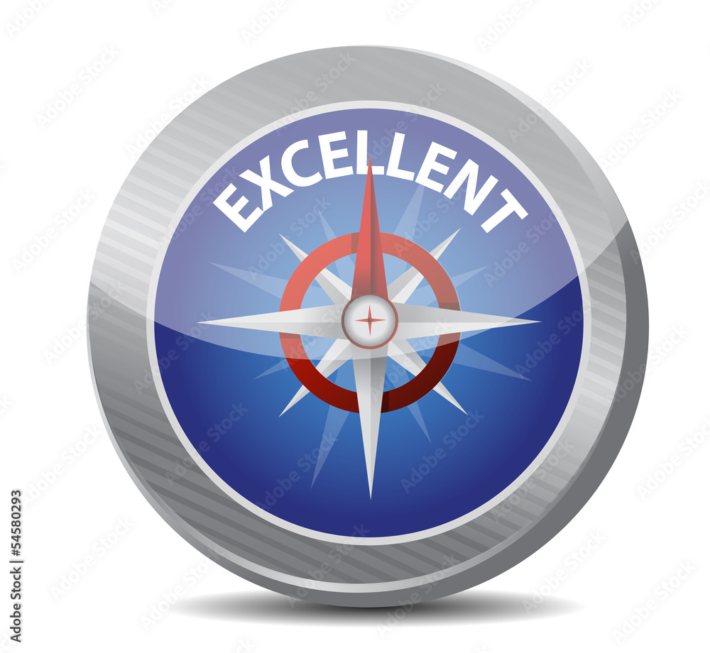 guide to excellence compass illustration guide to excellence compass illustration