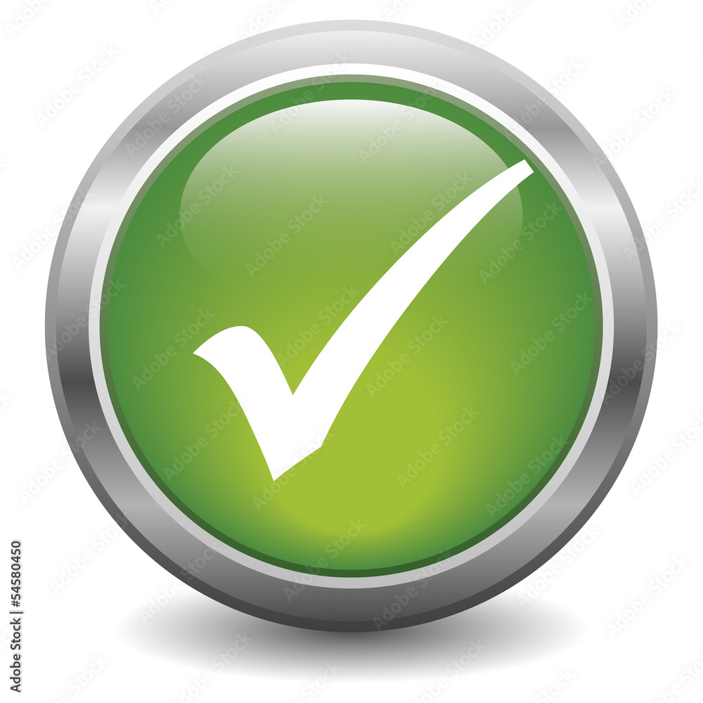 icône bouton validation vert icône bouton validation vert