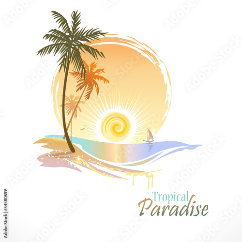 Sea Graphics Series -  Vacations in Bahamas