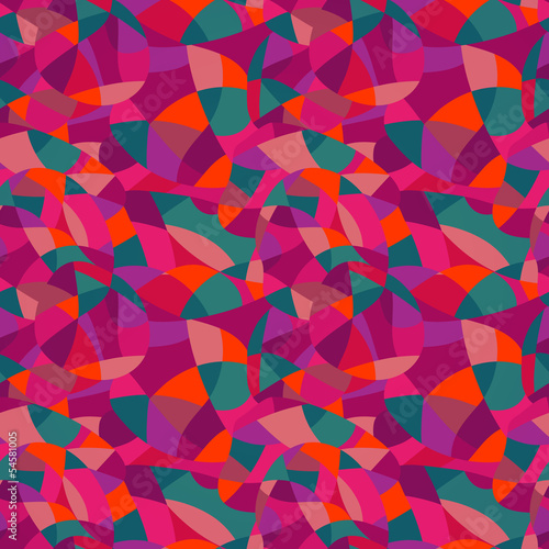 Photography Bright colors mosaic seamless pattern, vector illustration looks