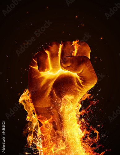 Fire fist photo