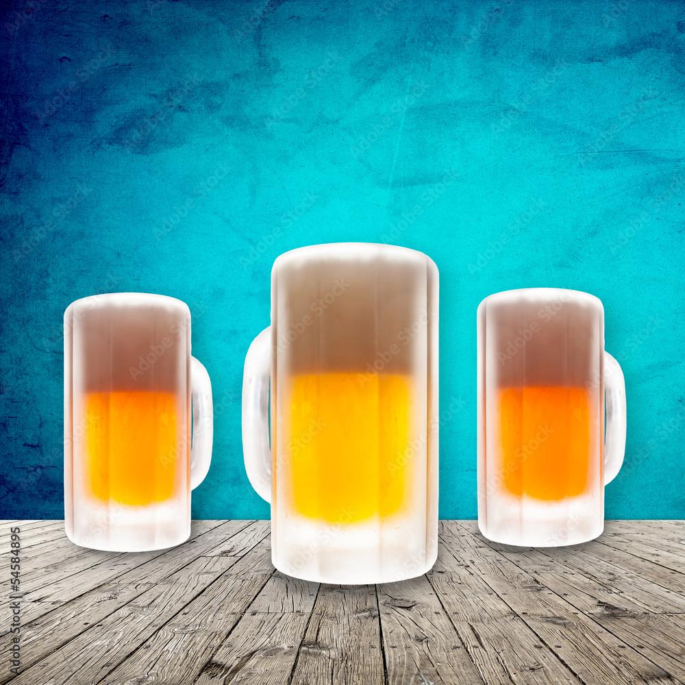 Fresh cold beer given in chilled pint Fresh cold beer given in chilled pint