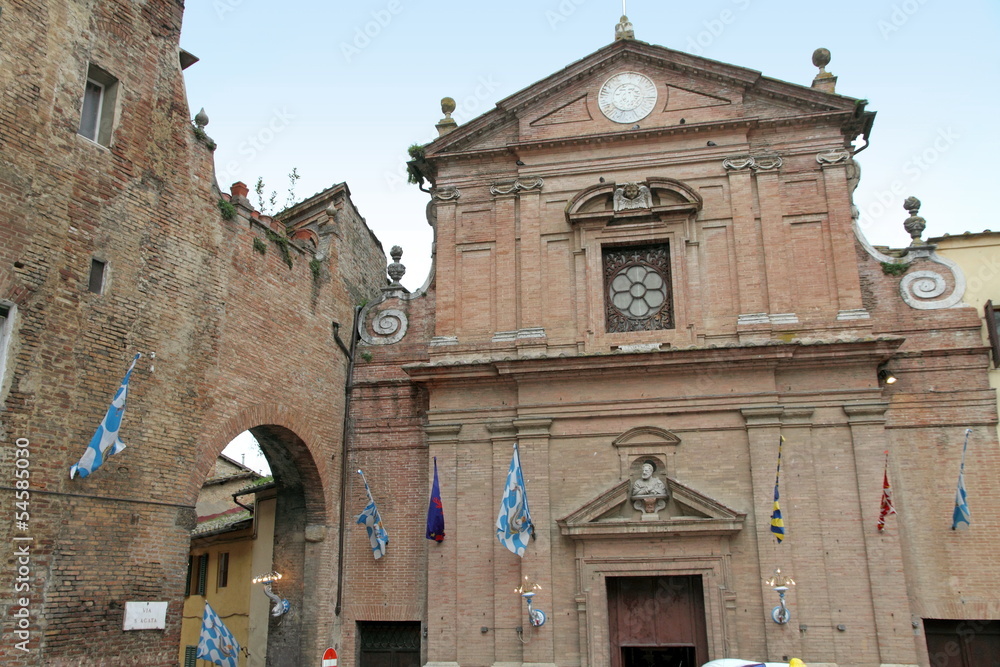 San Giuseppe church in  Siena, Tuscany, Italy,