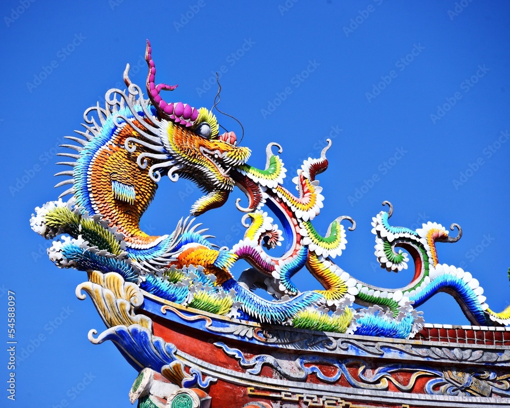 Fototapeta premium Chinese Temple Detail