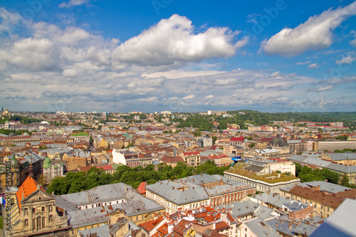 panorama of the city of Lviv