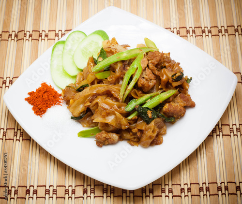 Stir soy sauce pork