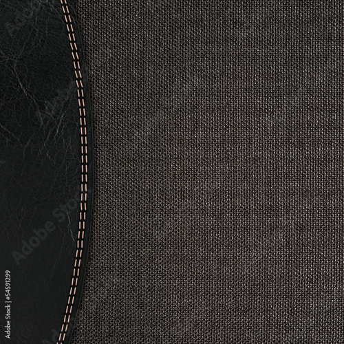 stitched leather background red and brown colors