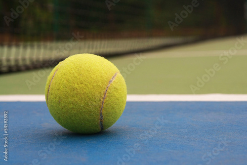Tennis Ball on the Court © Auttapon Moonsawad