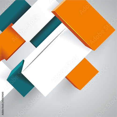 Vector illustration of 3d cubes Free Download Vector illustration of 3d cubes - GFXLoad