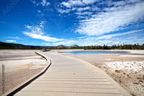 Footpath in Yellowstone