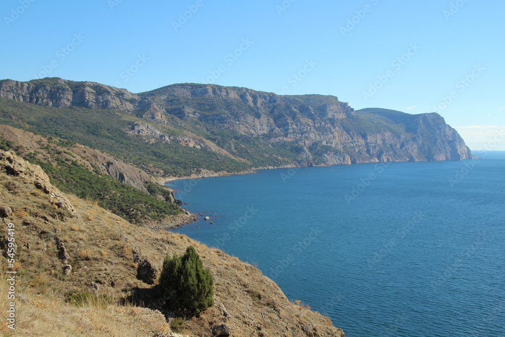 Crimean mountains near Balaklava, Sevastopol