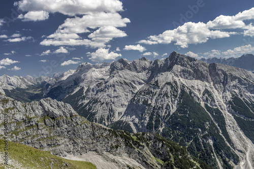 Naturlandschaft Ausblick auf die Alpen Österreich