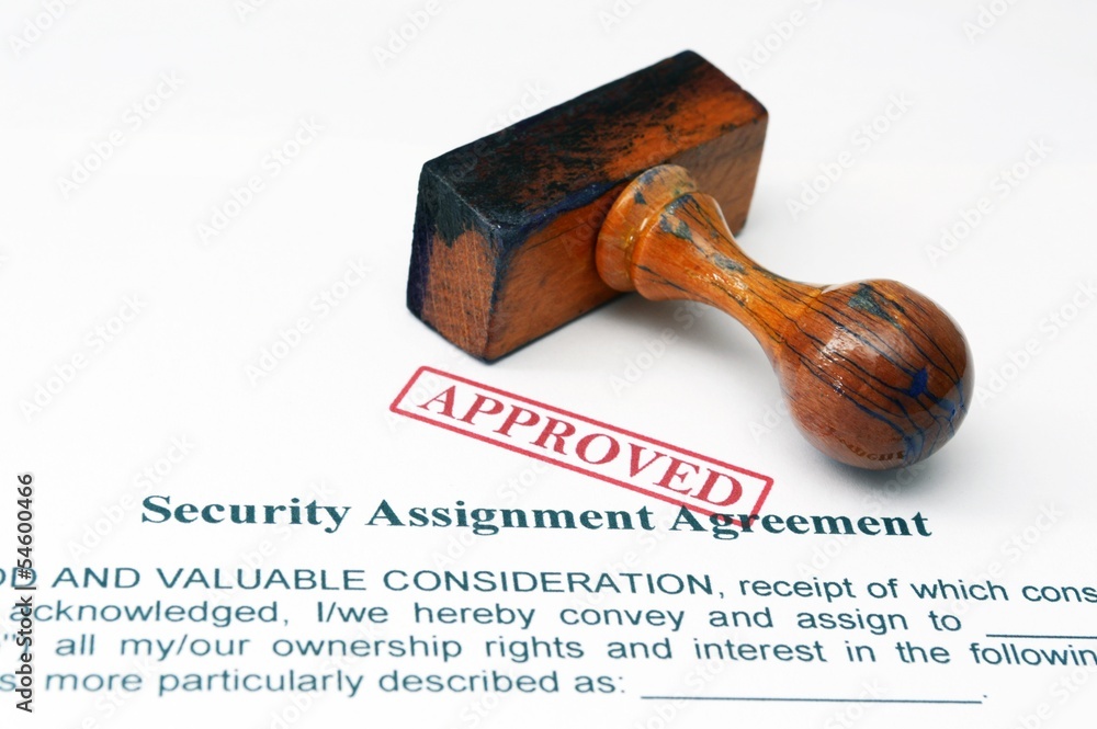 Security assignment form Security assignment form