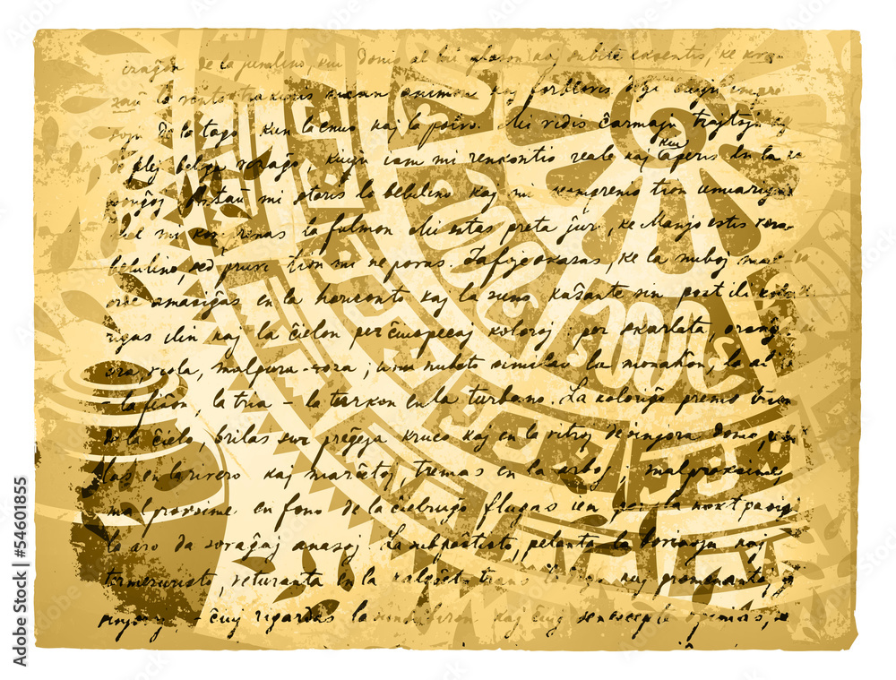 Obraz premium Vintage Travel Letter